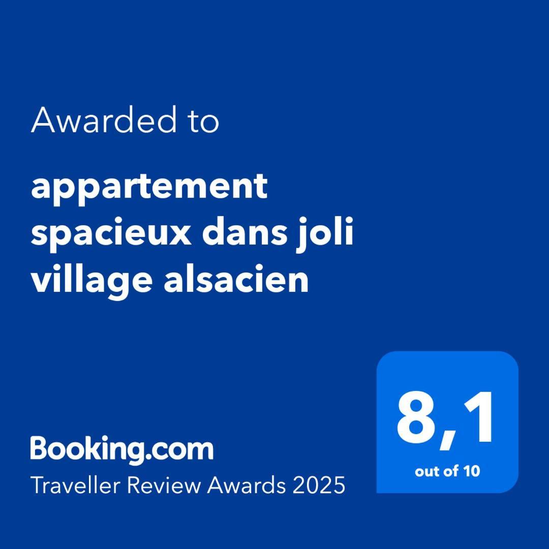 Appartement Spacieux Dans Joli Village Alsacien Châtenois Esterno foto